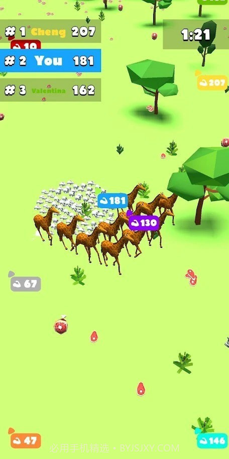 拥挤森林百兽之争截图2