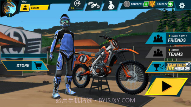 疯狂技能越野摩托车3截图3