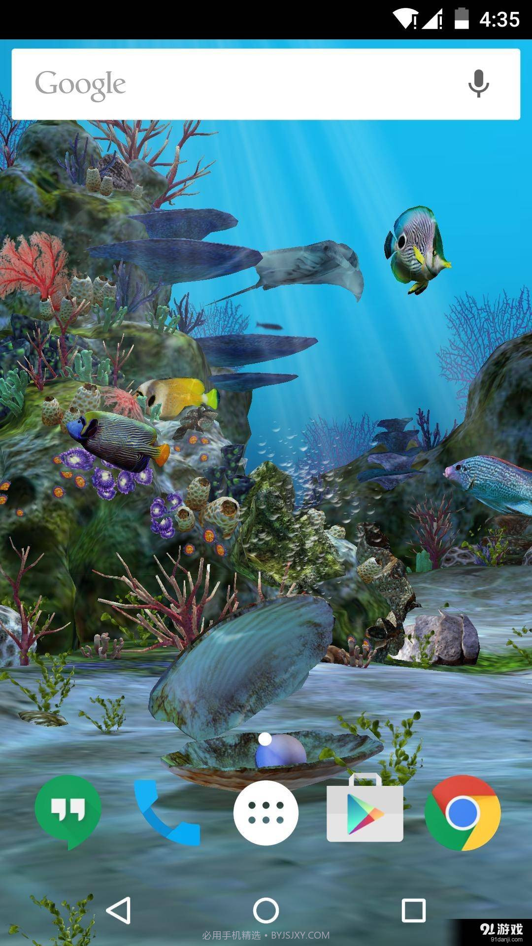 3D水族馆 梦象动态壁纸截图1 3D水族馆 梦象动态壁纸截图1
