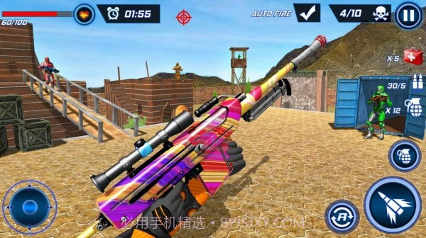 机器人射击反恐射击截图2