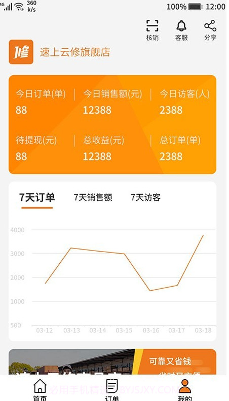 速上云修商家版截图2