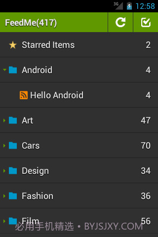 FeedMe阅读器截图1 FeedMe阅读器截图1