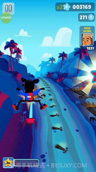 地铁跑酷根灿魔改夏威夷截图2 地铁跑酷根灿魔改夏威夷截图2