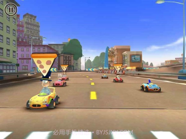 加菲猫卡丁车截图1 加菲猫卡丁车截图1