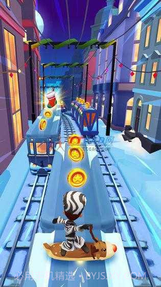 地铁跑酷全皮肤雪地版超级杰克截图4