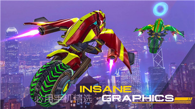 未来混乱城市飞车截图2