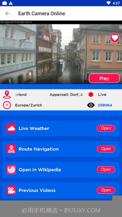 Earth Camera(全球在线摄像头)截图3 Earth Camera(全球在线摄像头)截图3
