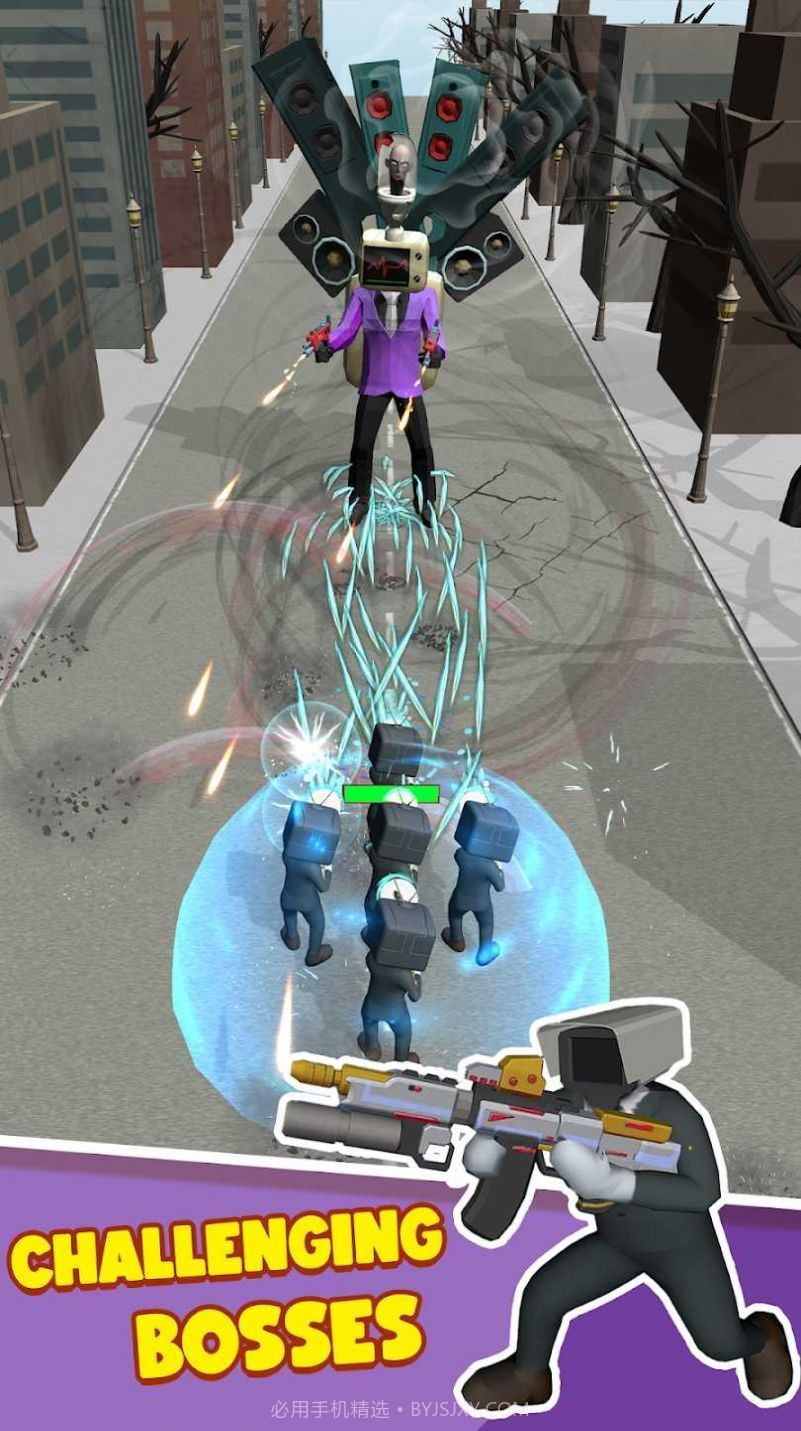 厕所怪物奔跑射手截图1