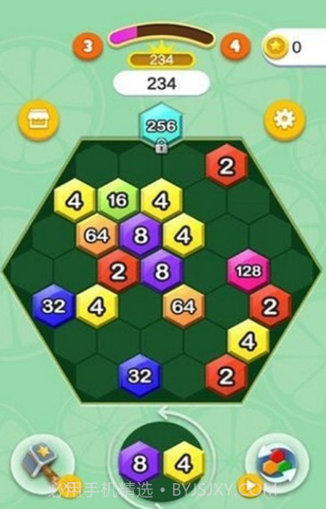2048六角碰碰碰截图2