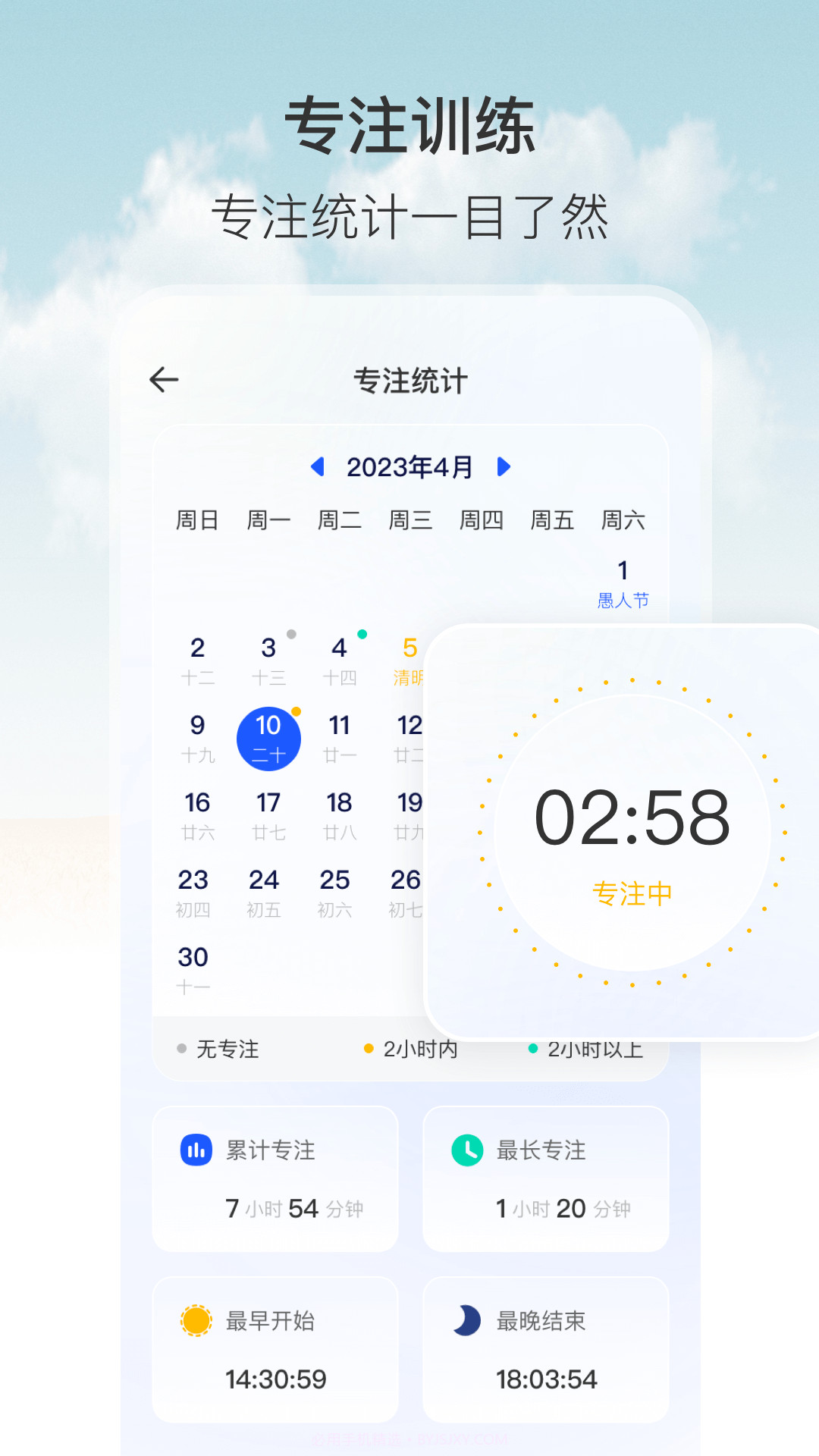 悬浮秒表时钟截图4