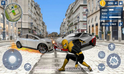 飞行蜘蛛绳英雄截图3