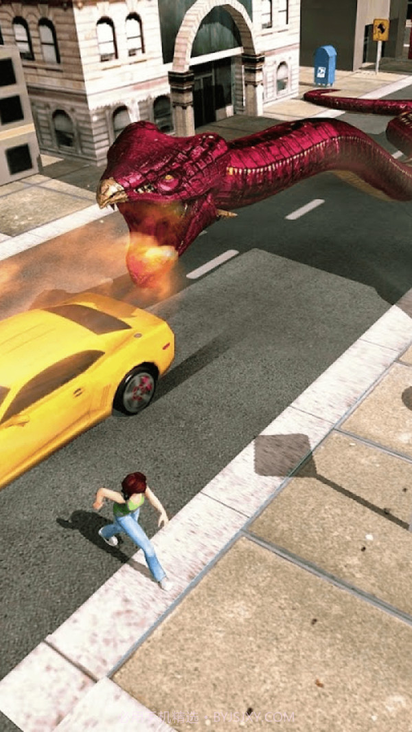 巨型蟒蛇城市破坏截图1 巨型蟒蛇城市破坏截图1