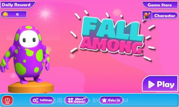 豆豆人坠落赛截图2