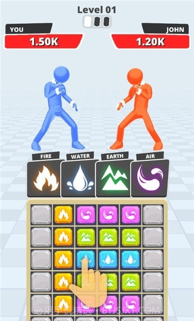 元素消消格斗截图1