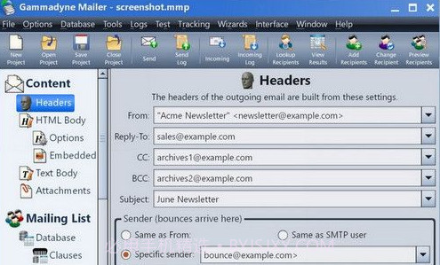 Gammadyne Mailer截图2 Gammadyne Mailer截图2