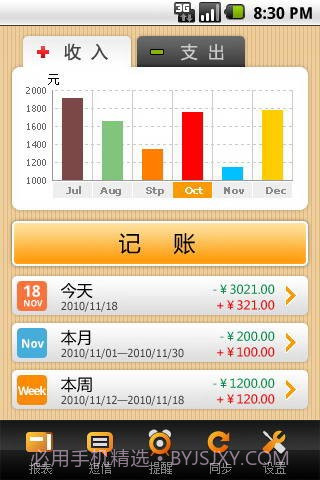 银冬瓜免费手机记账软件截图2 银冬瓜免费手机记账软件截图2