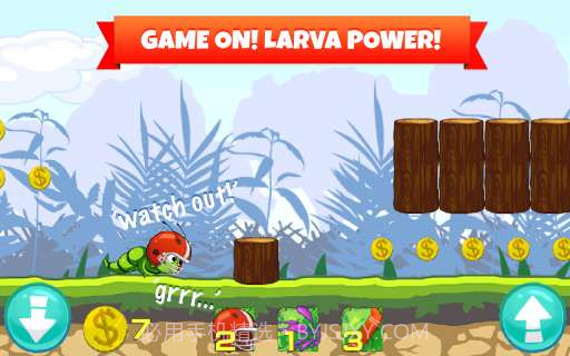 疯狂幼虫 Crazy Larva Run截图1