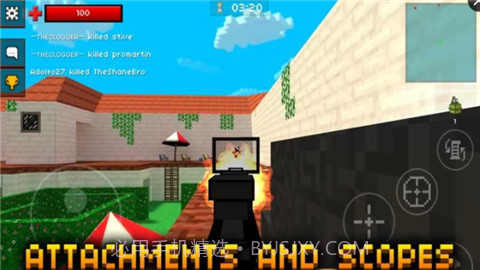 块状射击3D截图2 块状射击3D截图2