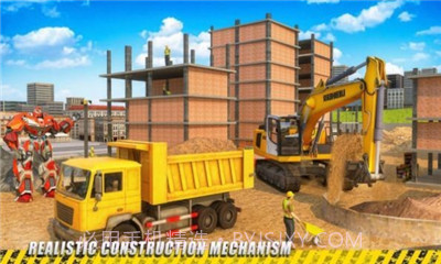 变形机器人挖掘机模拟器截图1 变形机器人挖掘机模拟器截图1