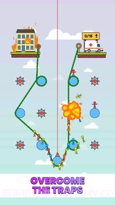 火柴人绳索救援截图4