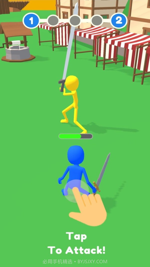 火柴人大刀战斗截图3