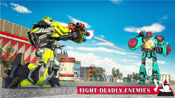 变形机器人城市英雄截图2