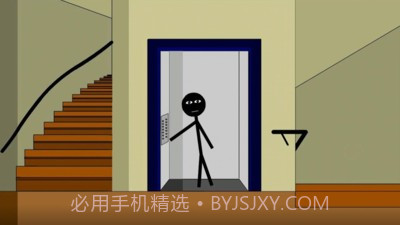 火柴人电梯逃生截图1