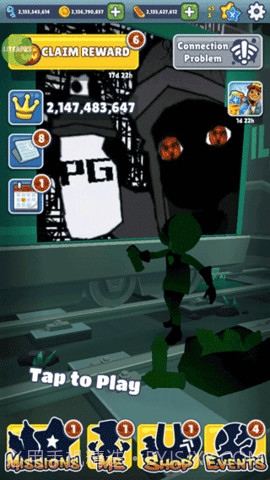 地铁跑酷鬼屋内置菜单版截图1 地铁跑酷鬼屋内置菜单版截图1