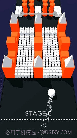 彩色躲避球球3D截图1