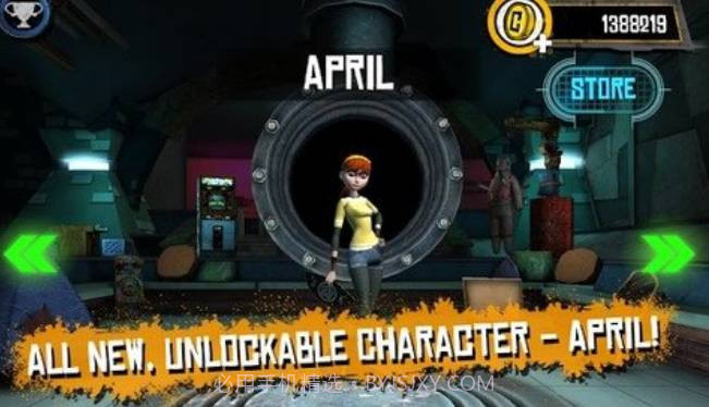 忍者神龟屋顶狂飙中文V2.0.24 无限金币版截图3