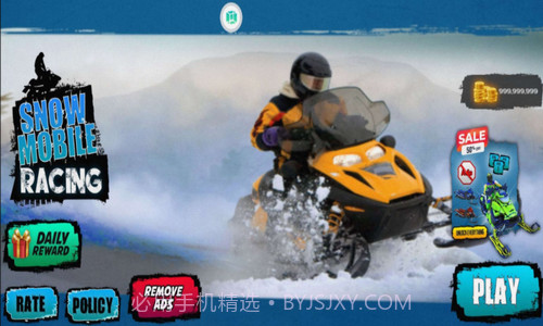 雪地摩托越野车冬季运动截图3