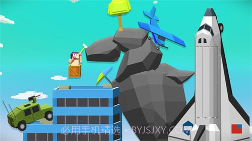 方块人铁锤攀岩截图4