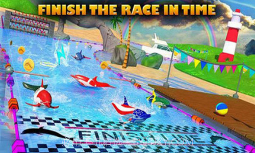 海豚比赛3D截图2