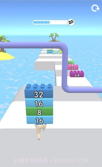 2048积木跑截图1 2048积木跑截图1