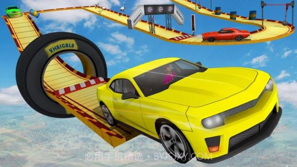 疯狂汽车驾驶不可能的坡道截图3