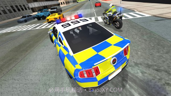 逼真的警车驾驶截图2