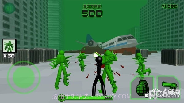 火柴人僵尸射击截图1