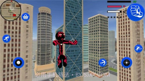 火柴人绳索红蜘蛛侠无限金币版截图3