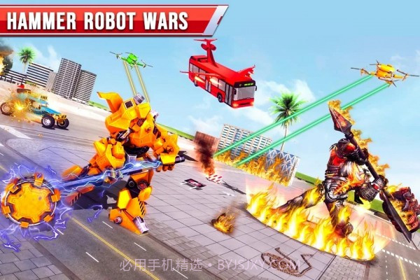 飞行巴士机器人车截图5 飞行巴士机器人车截图5