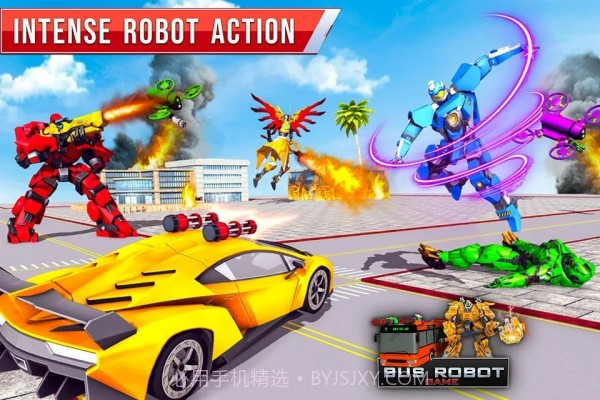 飞行巴士机器人车截图4 飞行巴士机器人车截图4