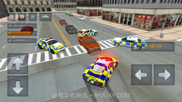逼真的警车驾驶截图1