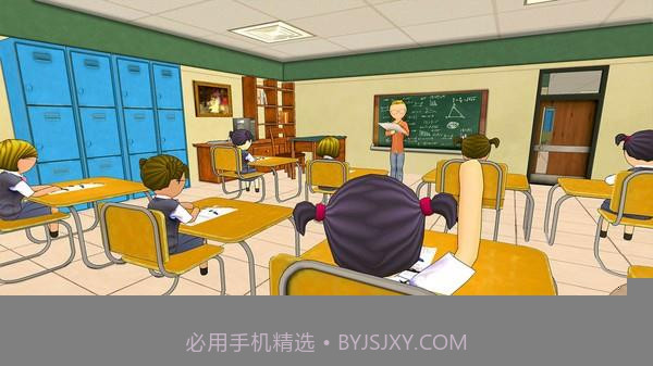 校园女孩火柴人截图1