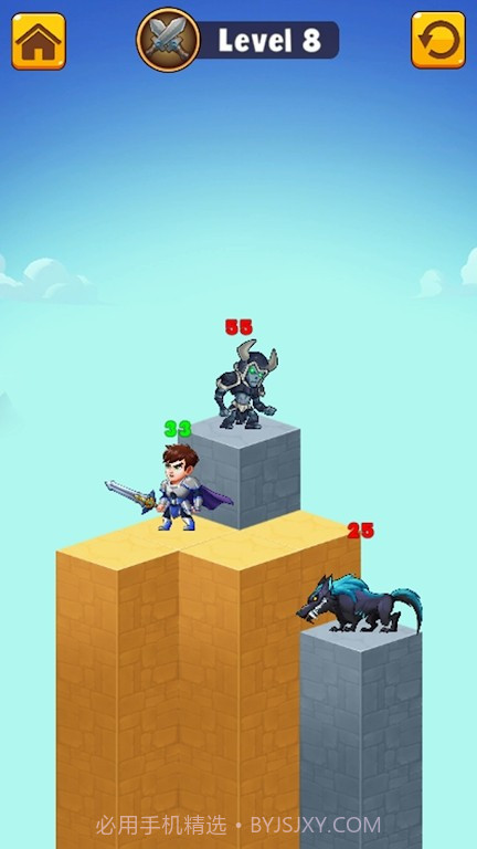 英雄金字塔谜题截图4