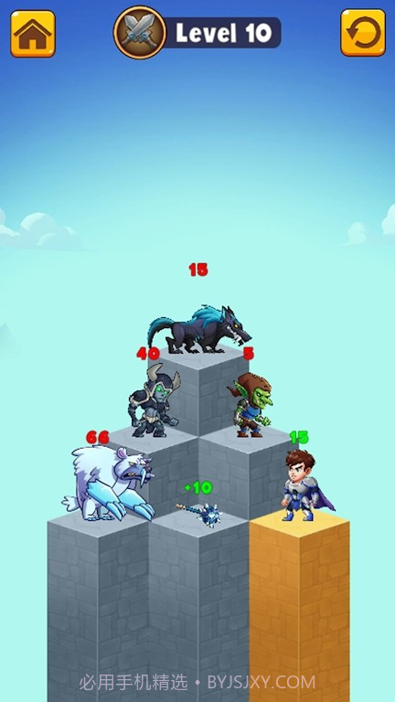 英雄金字塔谜题截图2