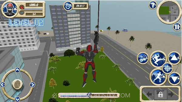 绳索英雄都市模拟截图1 绳索英雄都市模拟截图1