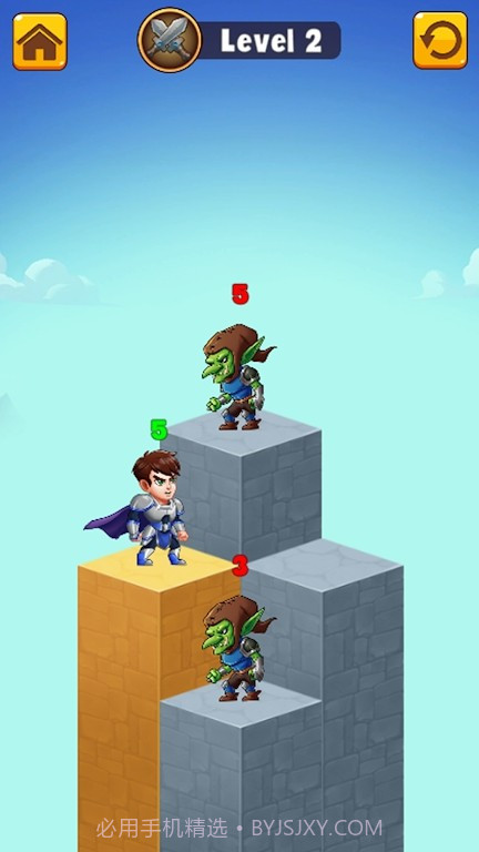 英雄金字塔谜题截图1