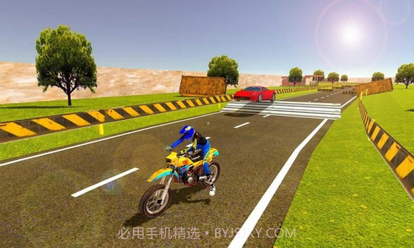 摩托车对决赛车截图2