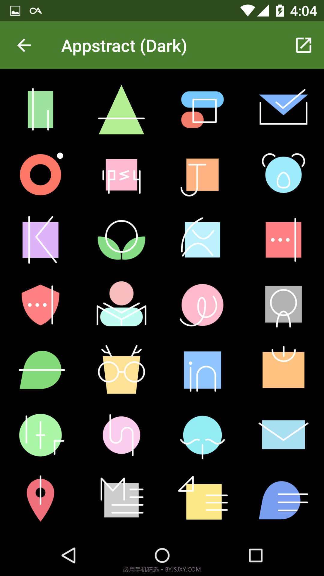 Appstract黑色图标包截图5 Appstract黑色图标包截图5