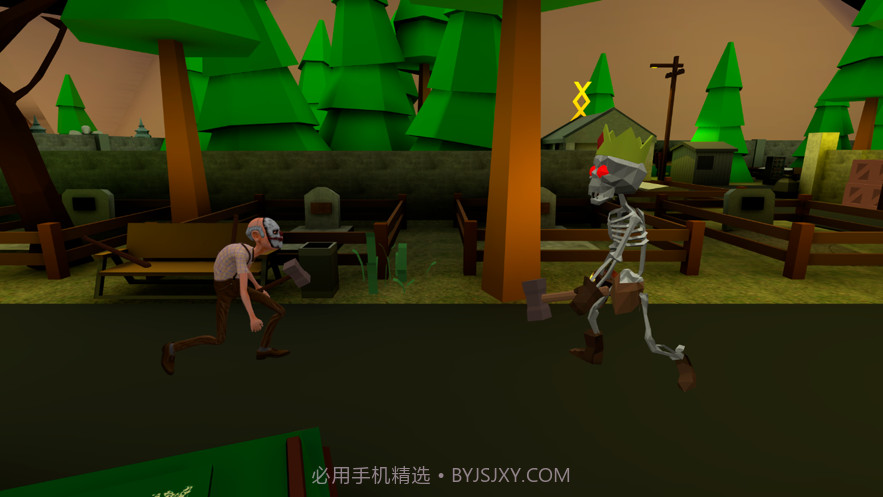 爷爷奶奶的万圣节冒险游戏截图1