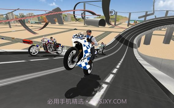 超级特技警官摩托车模拟器3D截图3 超级特技警官摩托车模拟器3D截图3